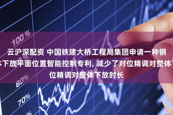 云沪深配资 中国铁建大桥工程局集团申请一种钢套箱整体下放平面位置智能控制专利, 减少了对位精调对整体下放时长